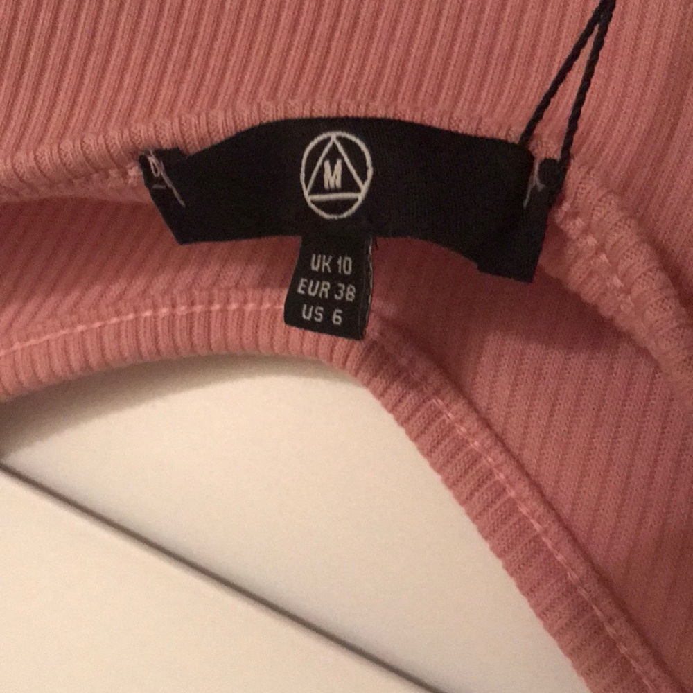 NWT Missguided Rose rib culotte jumpsuit - Picture 7 of 7